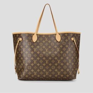 Louis Vuitton Neverfull GM HandBag Monogram Canvas Beige